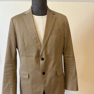 Banana Republic Tan Slim Fit Blazer 40S